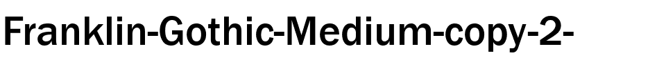 Franklin Gothic Medium Normal.ttf