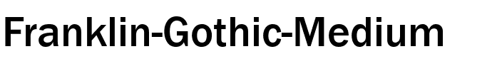 Franklin Gothic Medium Normal.ttf