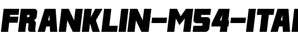 Franklin M54 Italique.ttf
