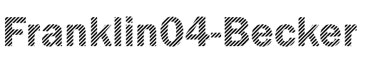Franklin04 Becker Regular.ttf