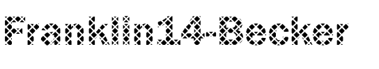 Franklin14 Becker Regular.ttf