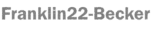 Franklin22 Becker Regular.ttf