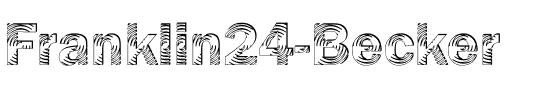 Franklin24 Becker Regular.ttf