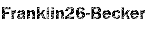 Franklin26 Becker Regular.ttf