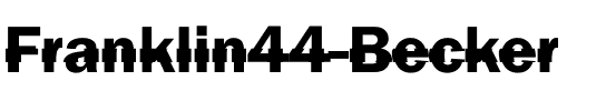 Franklin44 Becker Regular.ttf