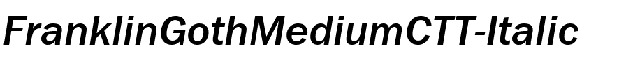 FranklinGothMediumCTT Italic.ttf