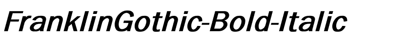 FranklinGothic Bold Italic.ttf