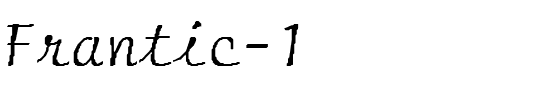 Frantic 1 Regular.ttf