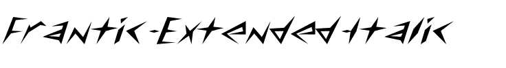 Frantic-Extended Italic.ttf