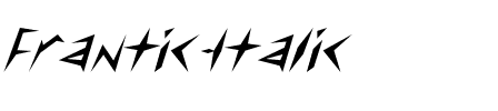 Frantic Italic.ttf