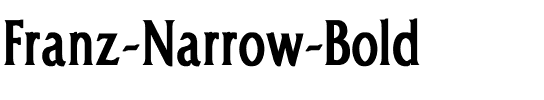 Franz Narrow Bold.ttf