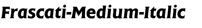 Frascati-Medium Italic.ttf