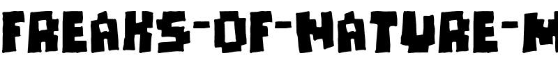 Freaks of Nature [massive] Regular.ttf