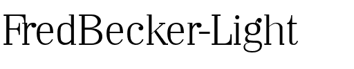 FredBecker-Light Regular.ttf
