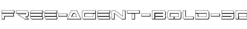 Free Agent Bold 3D Regular.ttf