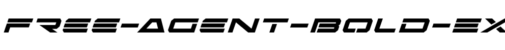 Free Agent Bold Expanded Italic Expanded Italic.ttf