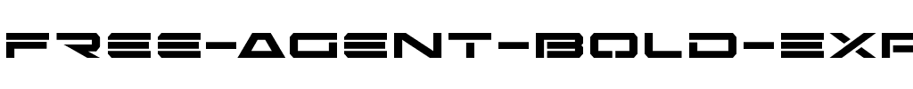 Free Agent Bold Expanded Expanded.ttf