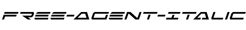 Free Agent Italic Italic.ttf