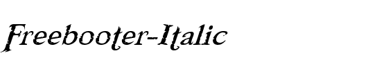 Freebooter Italic Regular.ttf