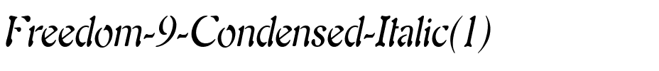 Freedom 9-Condensed Italic.ttf