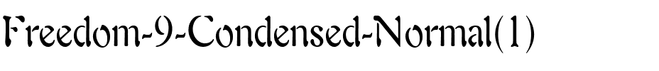 Freedom 9-Condensed Normal.ttf