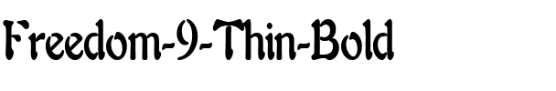 Freedom 9 Thin Bold.ttf