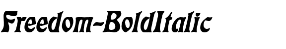 Freedom BoldItalic.ttf