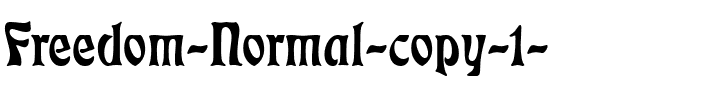 Freedom Normal.ttf