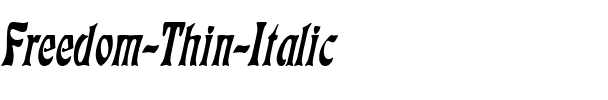 Freedom Thin Italic.ttf