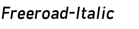 Freeroad Italic.ttf