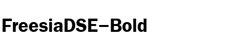 FreesiaDSE Bold.ttf