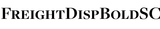FreightDispBoldSC Regular.ttf