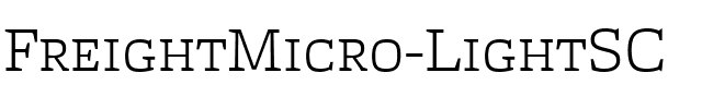 FreightMicro LightSC Regular.ttf