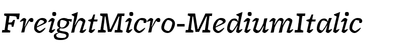 FreightMicro MediumItalic Regular.ttf