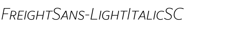 FreightSans LightItalicSC Regular.ttf
