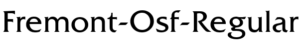 Fremont-Osf Regular.ttf