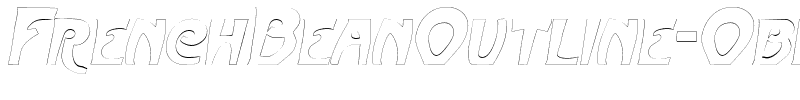 FrenchBeanOutline Oblique.ttf