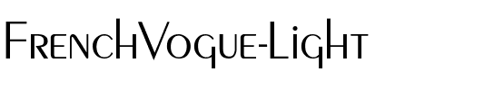 FrenchVogue-Light Regular.ttf