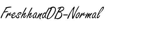 FreshhandDB Normal.ttf
