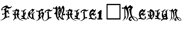 FrightWrite1 Regular.ttf