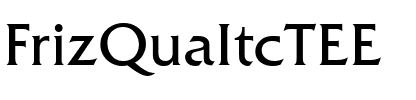 FrizQuaItcTEE Regular.ttf