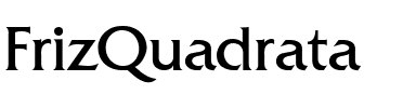FrizQuadrata Regular.ttf