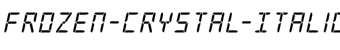 Frozen Crystal Italic Italic.ttf