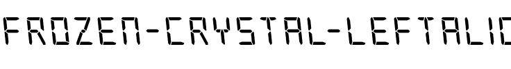 Frozen Crystal Leftalic Italic.ttf
