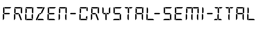 Frozen Crystal Semi-Italic Semi-Italic.ttf