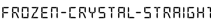 Frozen Crystal Straight Regular.ttf
