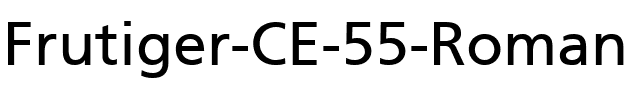 Frutiger CE 55 Roman Regular.ttf