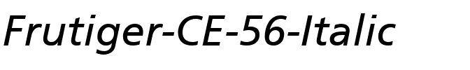 Frutiger CE 55 Roman Italic.ttf