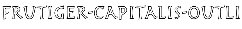 Frutiger Capitalis Outline Regular.ttf