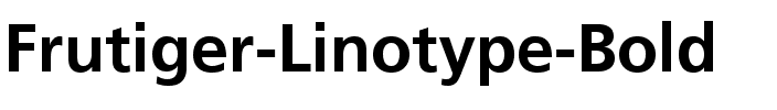 Frutiger Linotype Bold.ttf